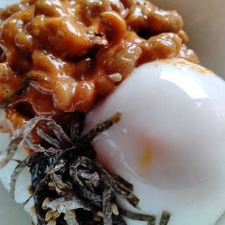 韓国風温玉丼♪